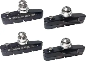 4PCS Premium Bike Brake Pads, Professional Mountain Bicycle V-Brake Pads, Bike Brake Blocks Kit (Black)