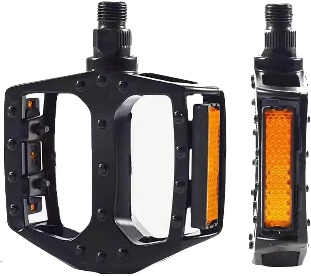 A pair bicycle pedals road mountain bike with removable anti-skid nails 9/16" fooker pedals bike parts accessory