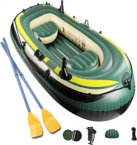 Adult Inflatable Rubber Boat, Inflatable Boat, Portable Boat raft, Portable Rafting Fishing Pontoon Boat