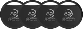 Android Air Tag 4 Pack for Luggage Tracker Tags Works with Google Find My Device App, Bluetooth Tracker Tag Key Finder and Item Locator for Wallets, Backpack, Suitcases, Replaceable Battery