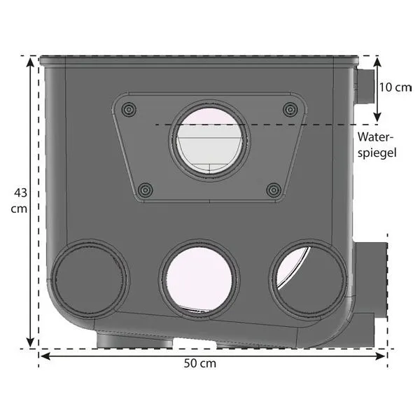 Aquaforte Drum Filter (inc control box and lid)
