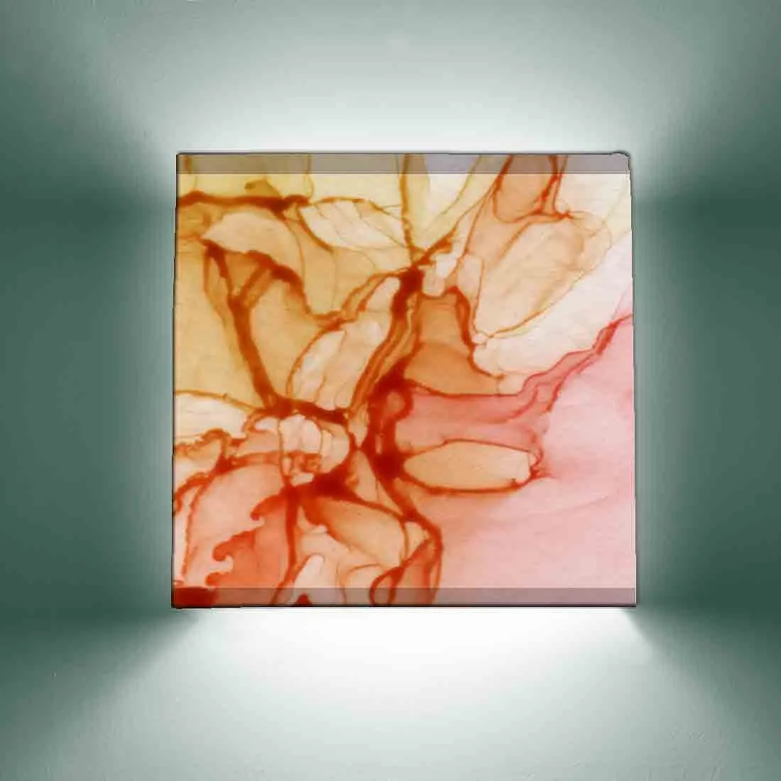 Bedside Square Wall Lamp  -  Watercolor