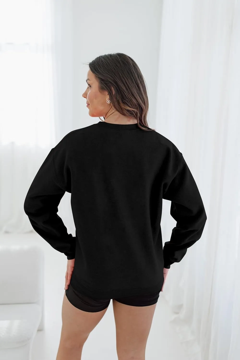 BLANCHES Mama Sweatshirt Women Mama Mommy Mom Bruh Funny Mom Life Sweatshirts Pullover Tops Casual Long Sleeve Shirt
