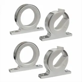 Boat Fishing Rod Hanger - Marine Fishing Reel Storage Rack Holder for Car RV Van Yacht Ship, Smooth Polished Aluminum(2 Set)