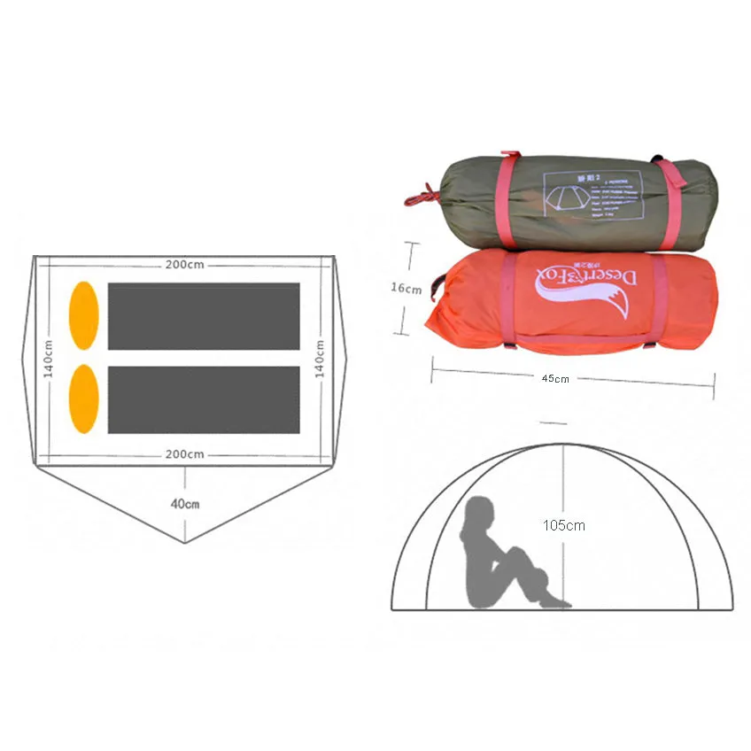 Camping Tent for 2 Person
