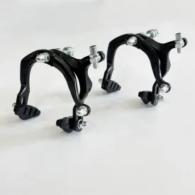CDHPOWER Bike Brake Calipers Set C Brake Caliper Rear & Front Brakes Kit Aluminum Alloy Side Pull Brake for MTB Mountain Bike, Road Bicycle (1 Pair)