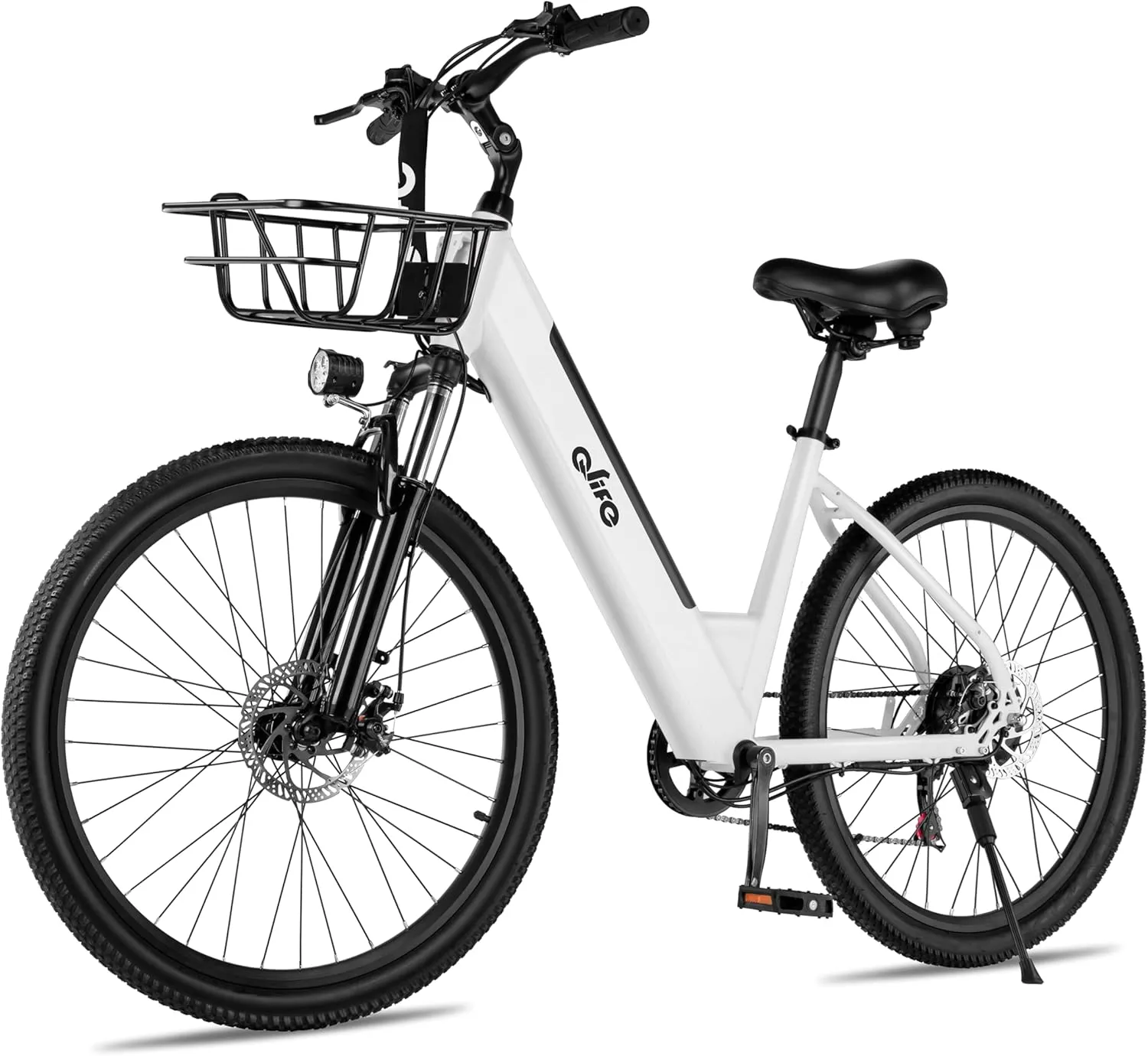 Cityone Electric Bike for Adults 26" Step-Through 22MPH Ebike with 2.1" Tire,UL2849 Certified Built-in Removable Battery,Peak 750W Motor Ebikes with 7 Speed, Commuter E Bicycle