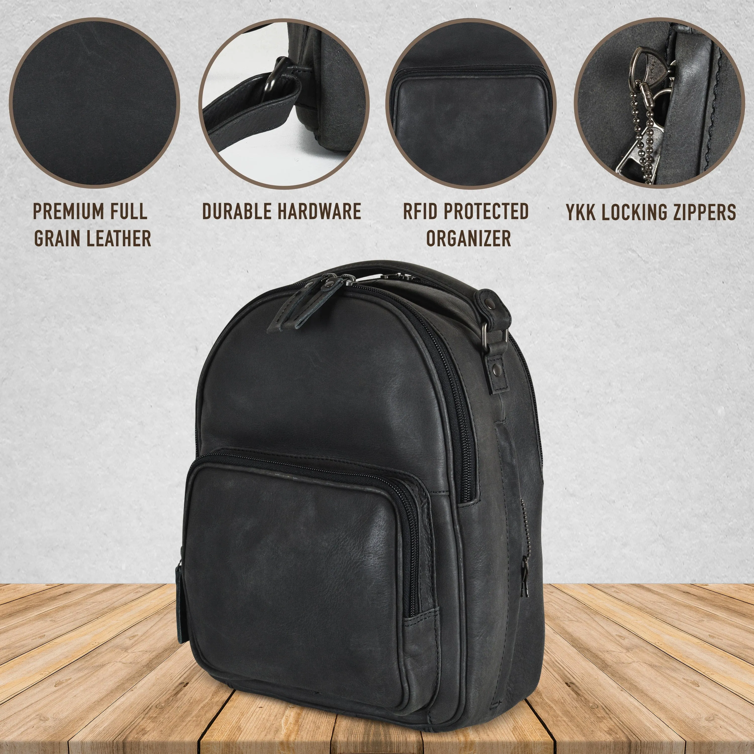 Concealed Carry Reese Unisex Backpack by Lady Conceal