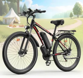 Electric Bike for Adults 48V 17.5Ah (840Wh) Battery, 1500W Output 29'' 32mph Fast Ebike, up to 80 Mileage, Front Suspension Disc Brake Class 3, Off Road Mountain E Bike for Men Women