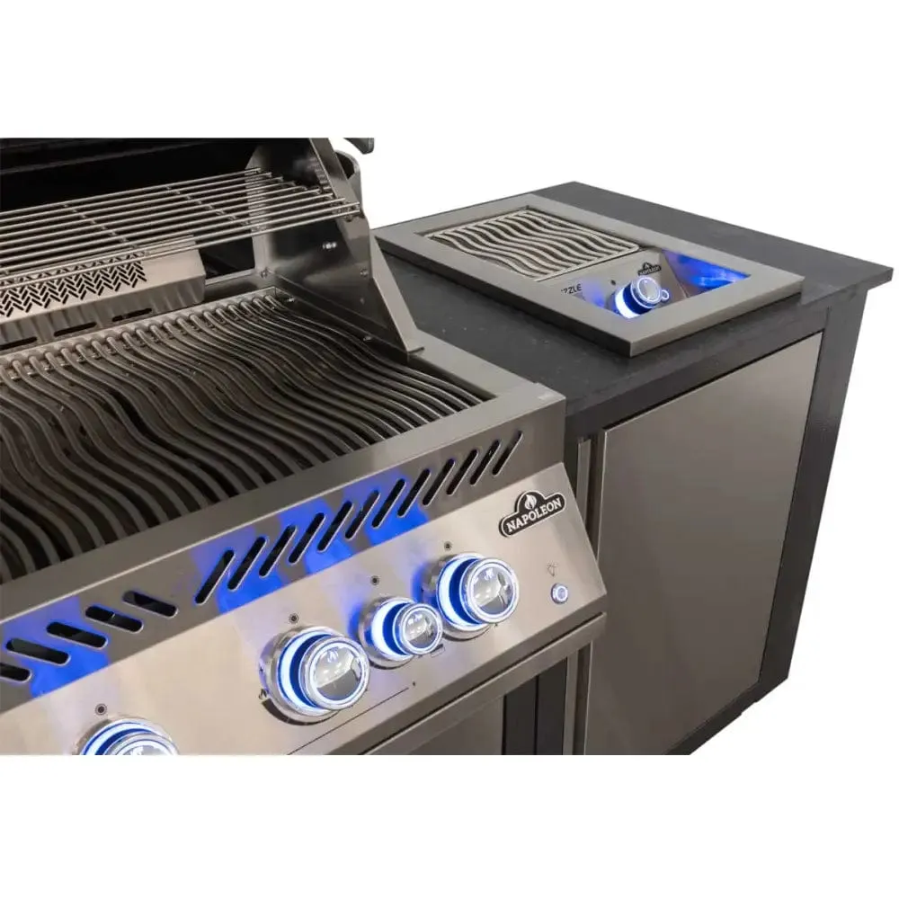 EX Display - Napoleon | Oasis 105 Outdoor Kitchen, Built-in 700 Series 32 With Sizzle Zone  Side Burner