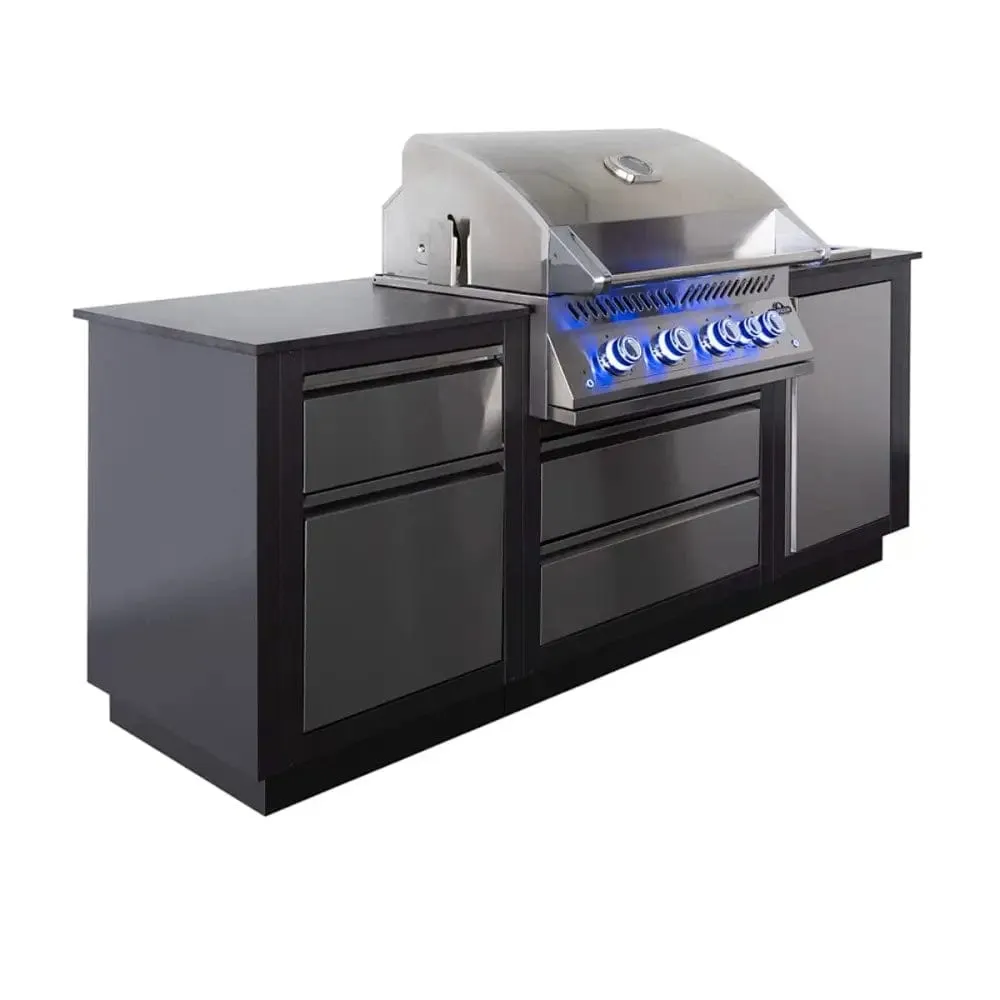 EX Display - Napoleon | Oasis 105 Outdoor Kitchen, Built-in 700 Series 32 With Sizzle Zone  Side Burner