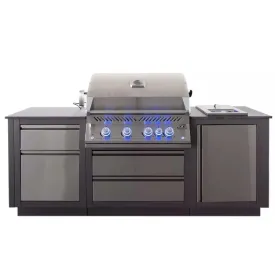 EX Display - Napoleon | Oasis 105 Outdoor Kitchen, Built-in 700 Series 32 With Sizzle Zone  Side Burner