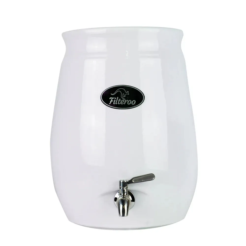 Filteroo Joey 12L Ceramic Gravity Water Filter w Fluoride Removal