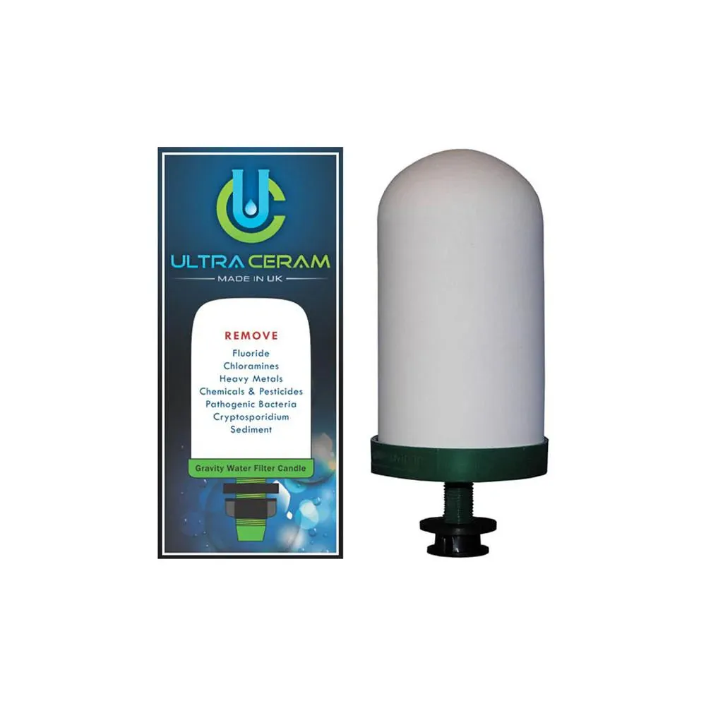 Filteroo Joey 12L Ceramic Gravity Water Filter w Fluoride Removal