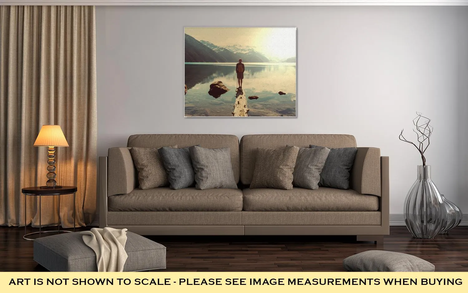 Gallery Wrapped Canvas, Hike On Garibaldi Lake Near Whistler BC Canada