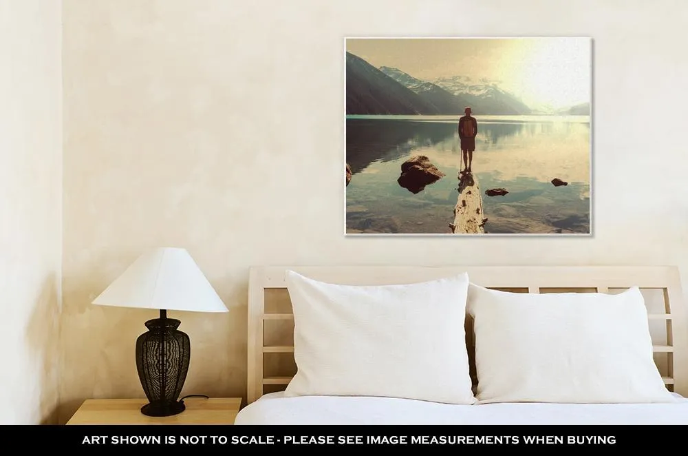 Gallery Wrapped Canvas, Hike On Garibaldi Lake Near Whistler BC Canada