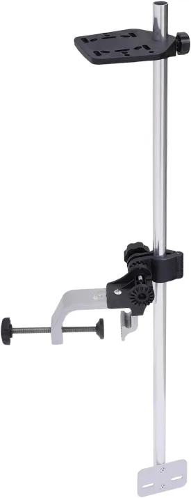 Gdrasuya10 Portable Universal Fishfinder Transducer Bracket 360 Adjustable Rotating Fish Finder Mount 31x4x4 Inches Fish Boat Finder Bracket for Raft Bait Net Fishing