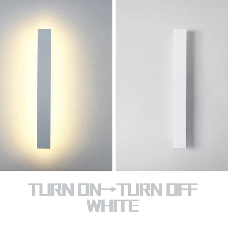 Led Modern Long Wall Lamp Indoor Wall Light Surface Mounted  Living Room Sofa Background Wall Sconce Nordic Decor Lamps For Home