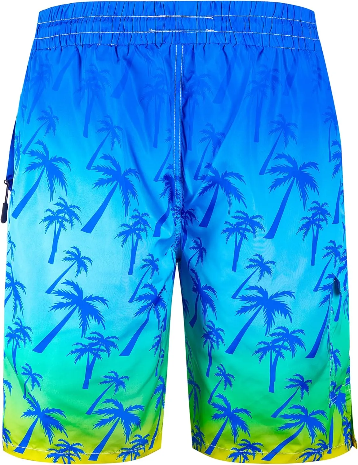 Mens Swim Trunks 9" Board Shorts with Compression Liner Swimsuit Built-in Bathing Suit Quick Dry Swimwear Zipper Pocket