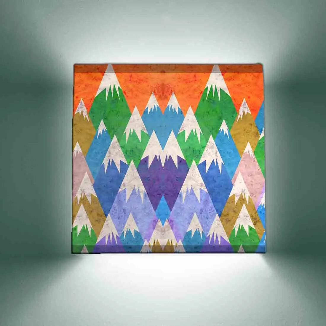 New Square Wall Lamp  -  Colorful