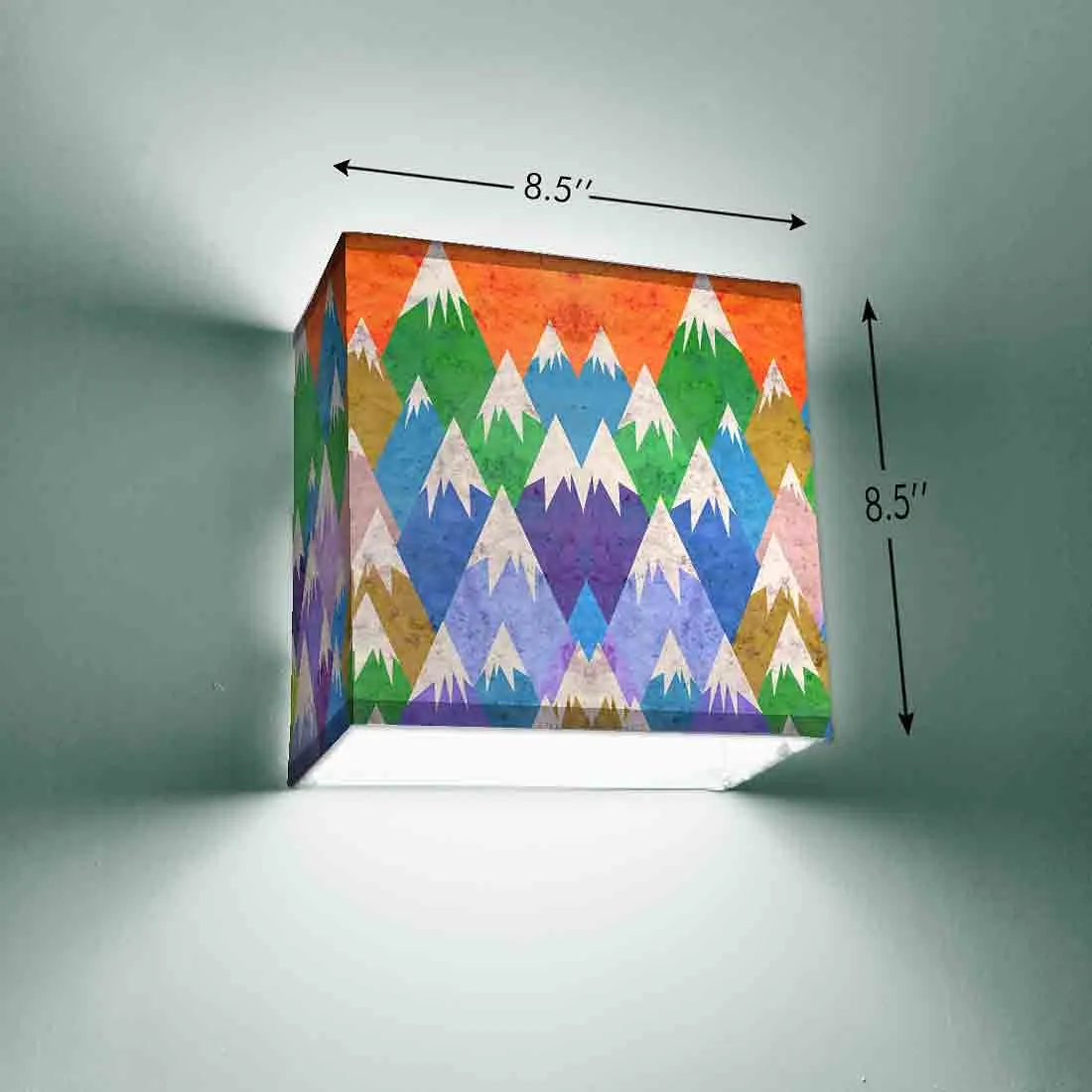 New Square Wall Lamp  -  Colorful