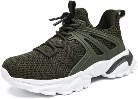 Nihaoya Boys Girls Sneakers Kids Tennis Shoes Lightweight Breathable Mesh Walking Running Shoe for Toddler/Little Kid/Big Kid