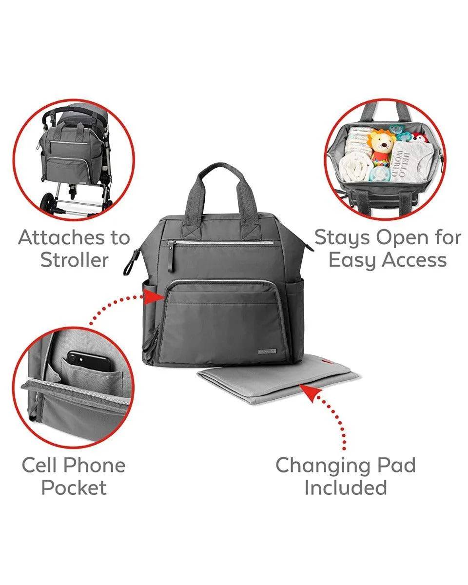 Skip Hop Mainframe Backpack Charcoal - Diaper Bags For Ages 0-2 Years