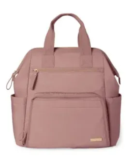 Skip Hop Mainframe Wide Open Diaper Backpack - Dusty Rose