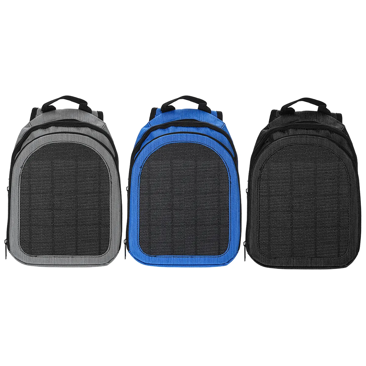 Solar Panels Charger USB Waterproof Power Bank Travel Backpack Laptop Notebook
