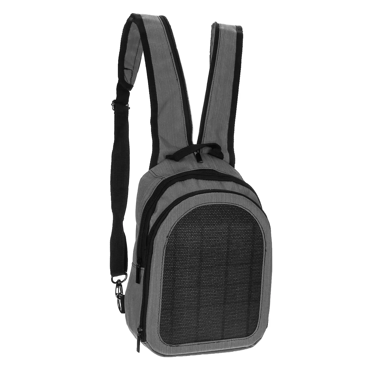 Solar Panels Charger USB Waterproof Power Bank Travel Backpack Laptop Notebook