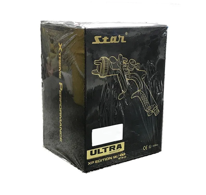 Star Ultra Edition HVLP Spray Paint Gun 1.3mm 600ml Cup & PPS Adapter