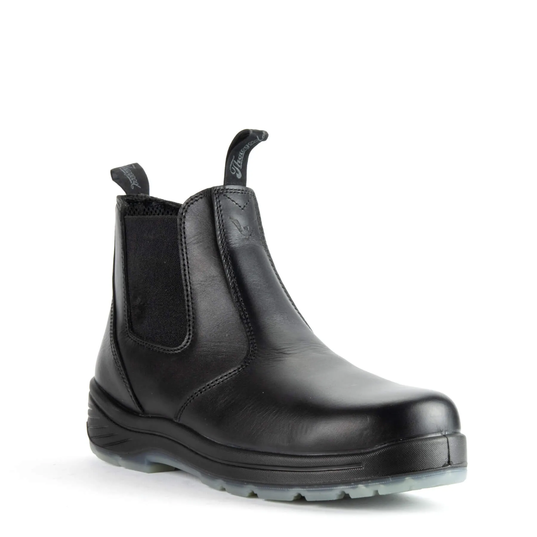 Thorogood 834-6134 Men's 6" Quick Release Station Boots with Translucent Bottom - Black