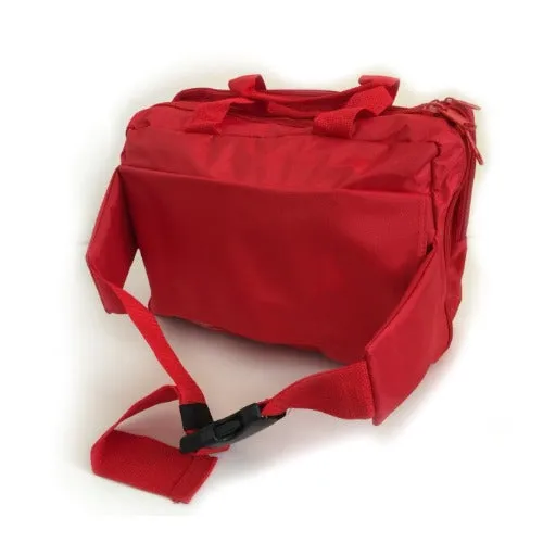 TRADIE FIRST AID KIT RED BAG OUTDOORS WITH SNAKE BITE KIT AND SAM SPLINT