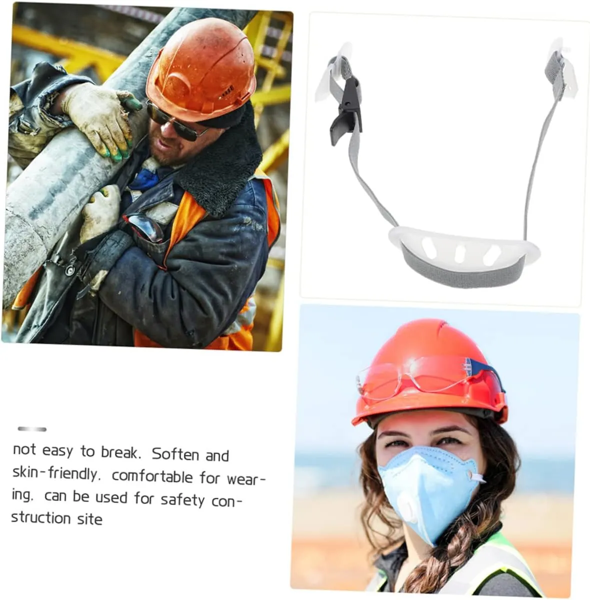 VANZACK 4 Pcs Chin Strap Softball Helmet Football Helmets Hat Helmet Construction Hat Chin Football Chin Strap