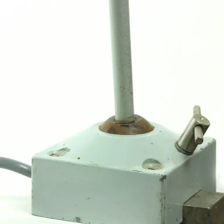 Vintage industrial Czechoslovakian metal desk lamp