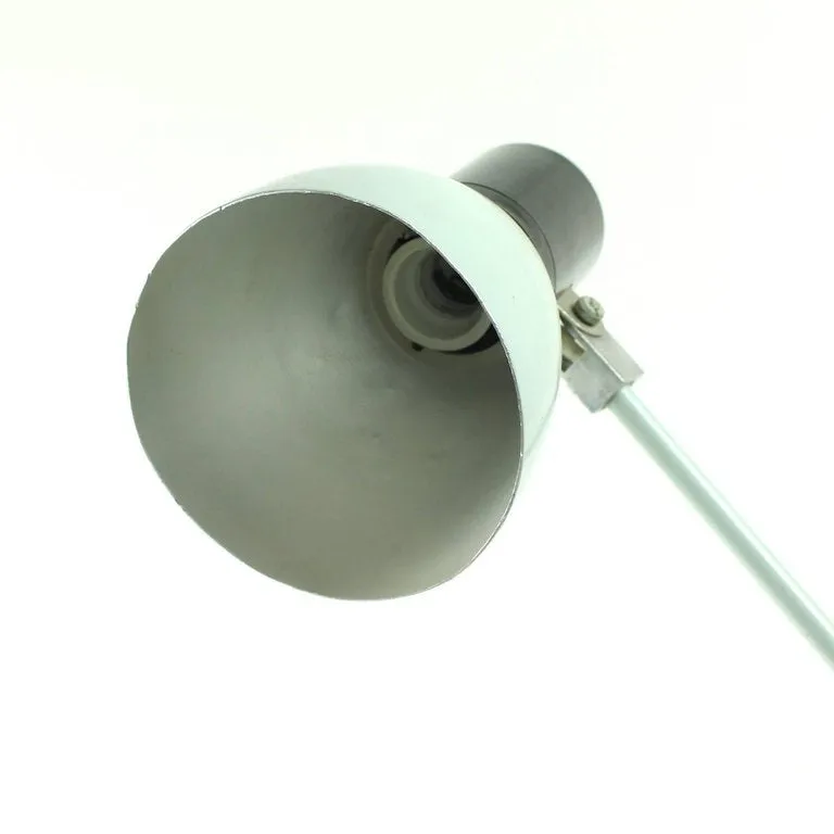 Vintage industrial Czechoslovakian metal desk lamp