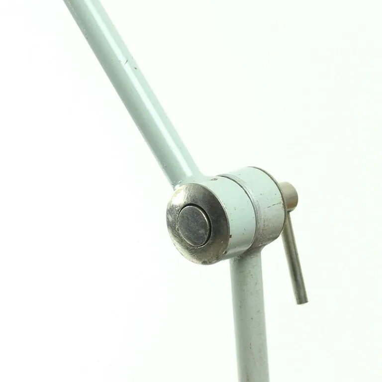 Vintage industrial Czechoslovakian metal desk lamp