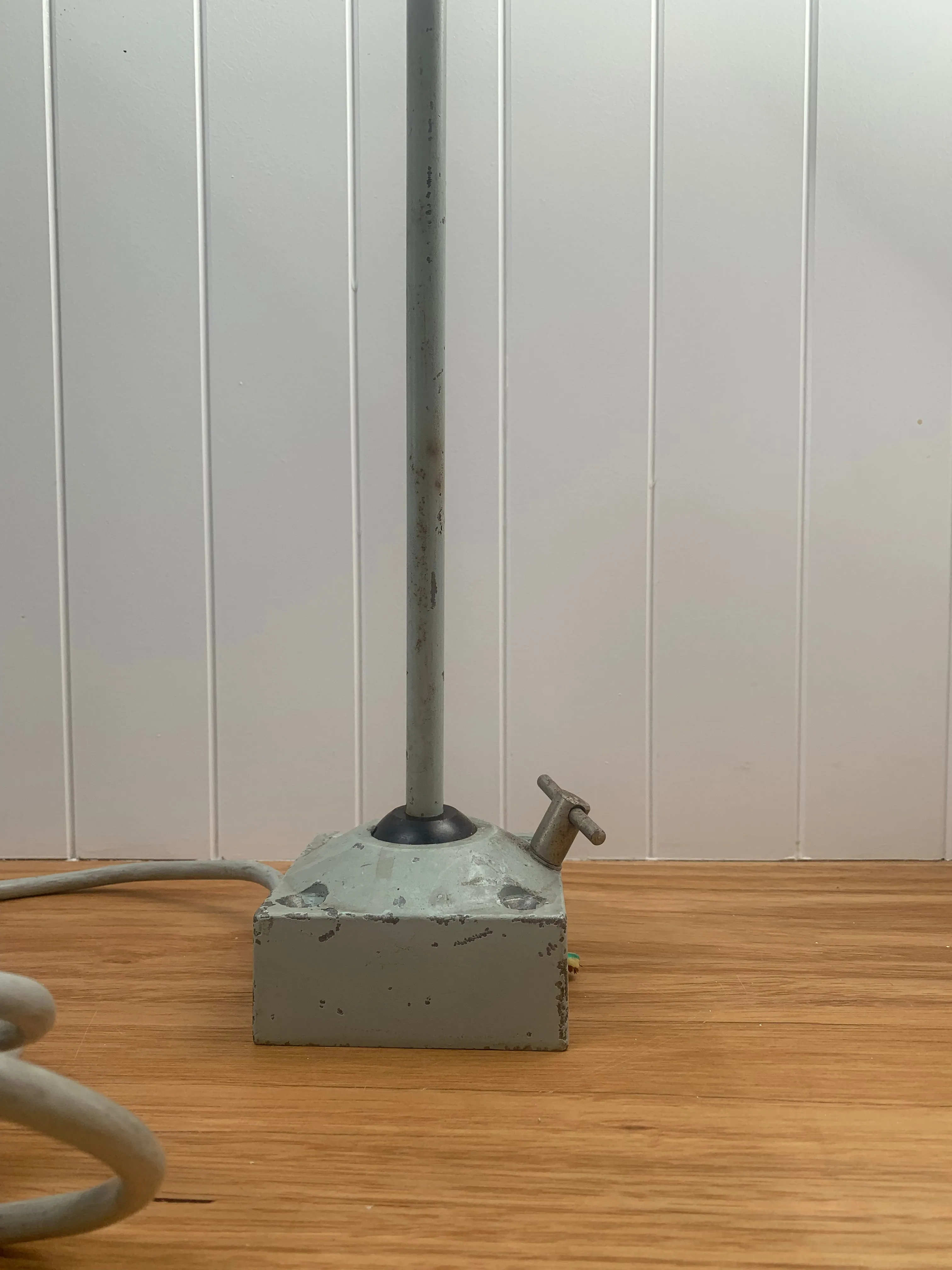 Vintage industrial Czechoslovakian metal desk lamp